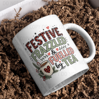 Festive & Frazzled - 11oz Sublimation Wrap
