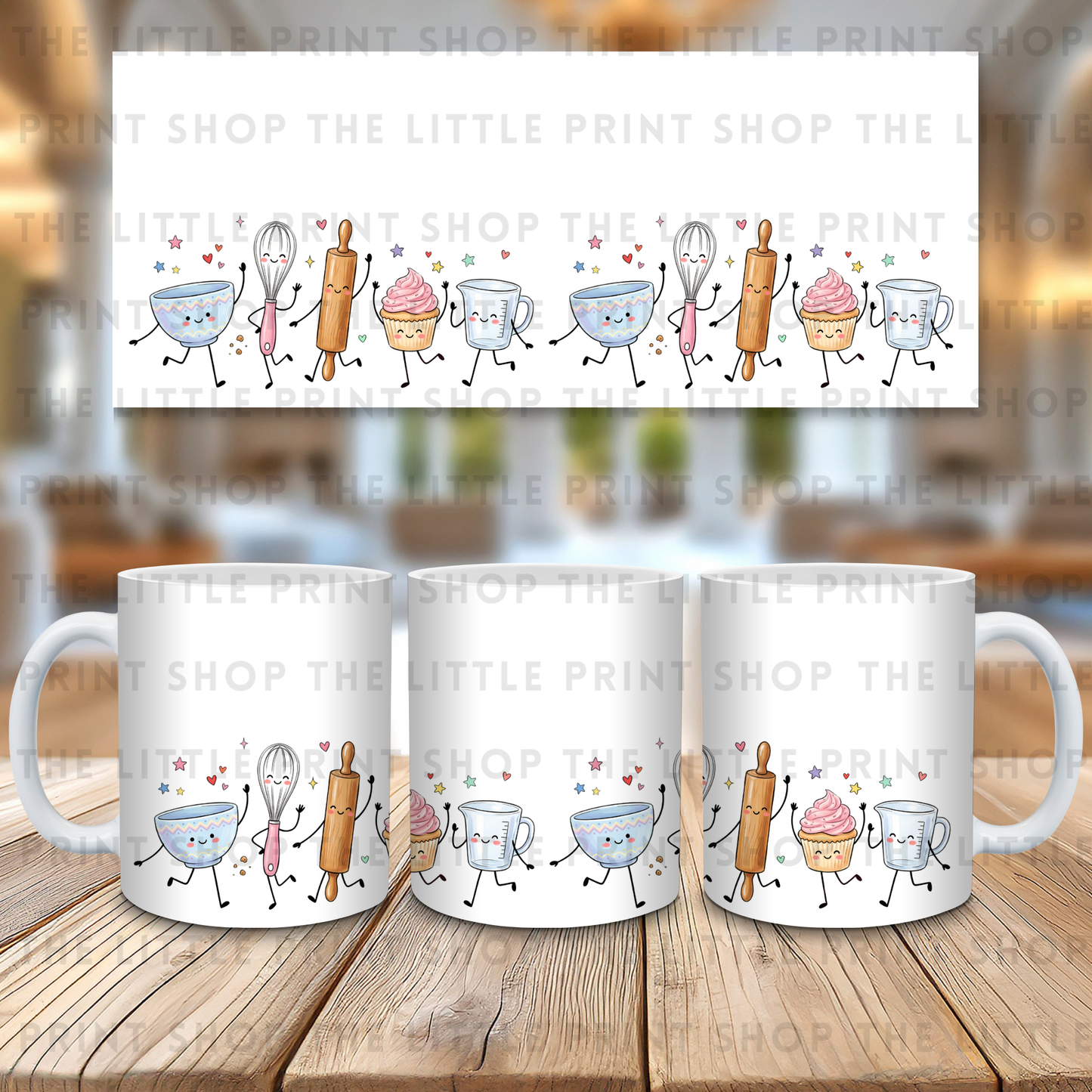 Baking Legs - 11oz Sublimation Wrap