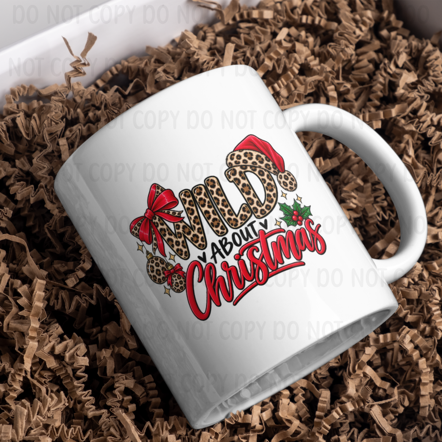 Wild About Christmas - 11oz Sublimation Wrap