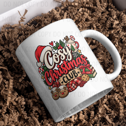Cosy Christmas Club - 11oz Sublimation Wrap