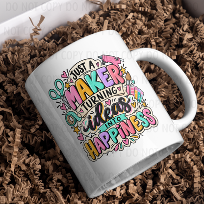 Just A Maker - 11oz Sublimation Wrap