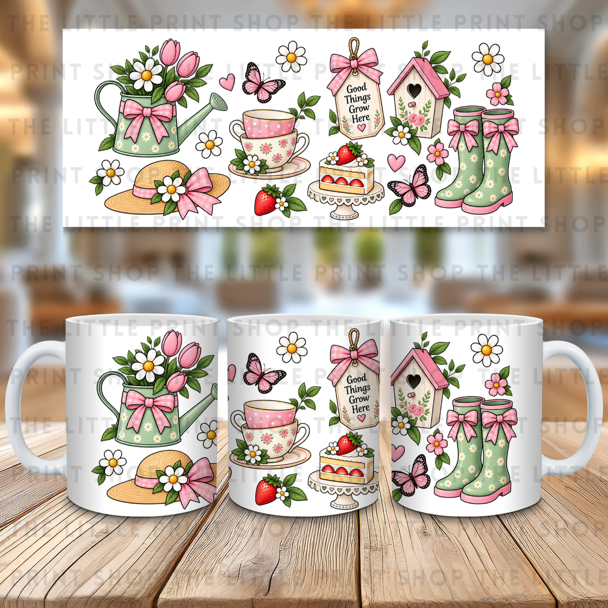 Pretty Gardener - 11oz Sublimation Wrap