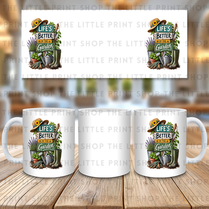 Better In The Garden - 11oz Sublimation Wrap