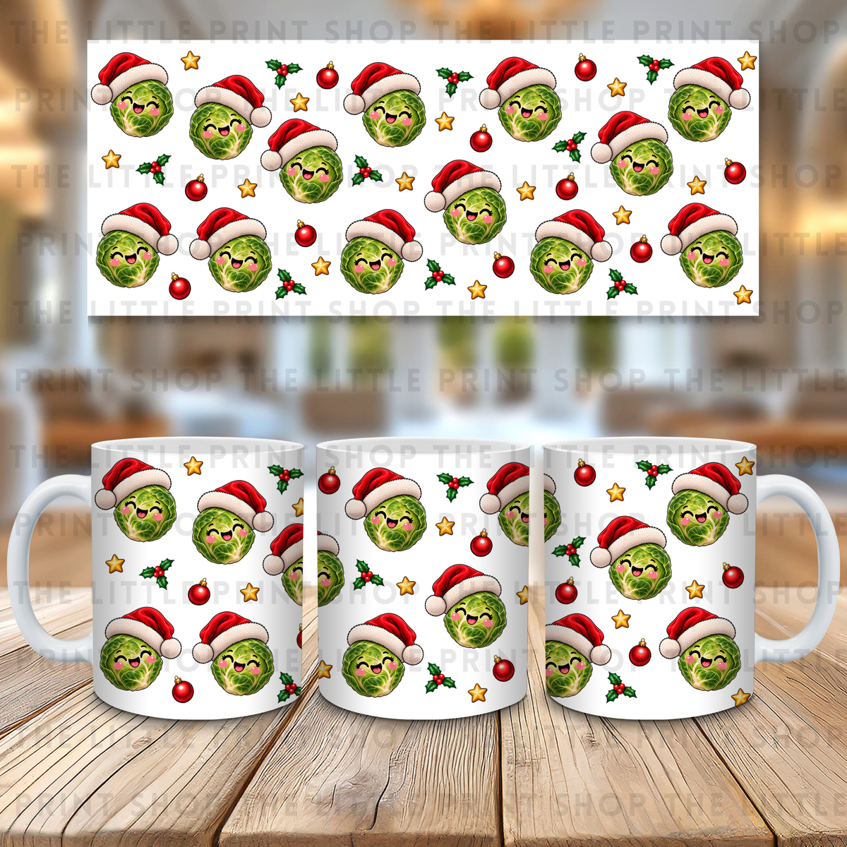 Brussel Sprouts - 11oz Sublimation Wrap