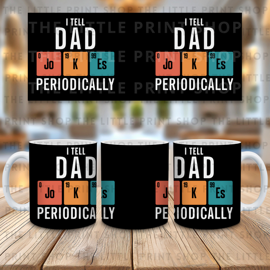 Dad Jokes - 11oz Sublimation Wrap