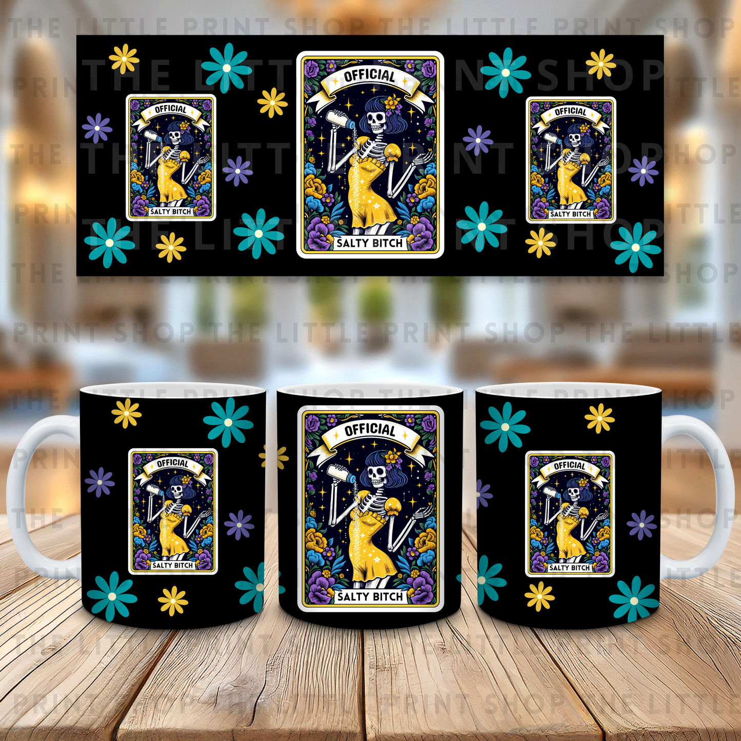 Tarot Salty B - 11oz Sublimation Wrap