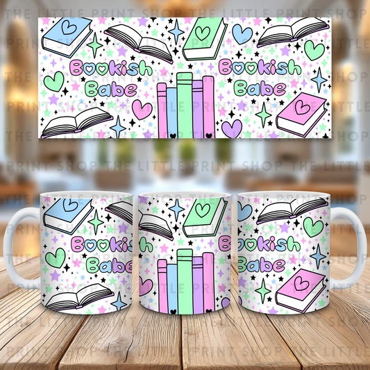 Bookish Babe - 11oz Sublimation Wrap