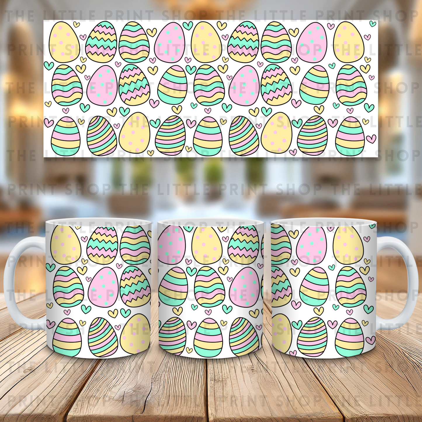 Easter Eggs - 11oz Sublimation Wrap