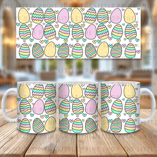 Easter Eggs - 11oz Sublimation Wrap