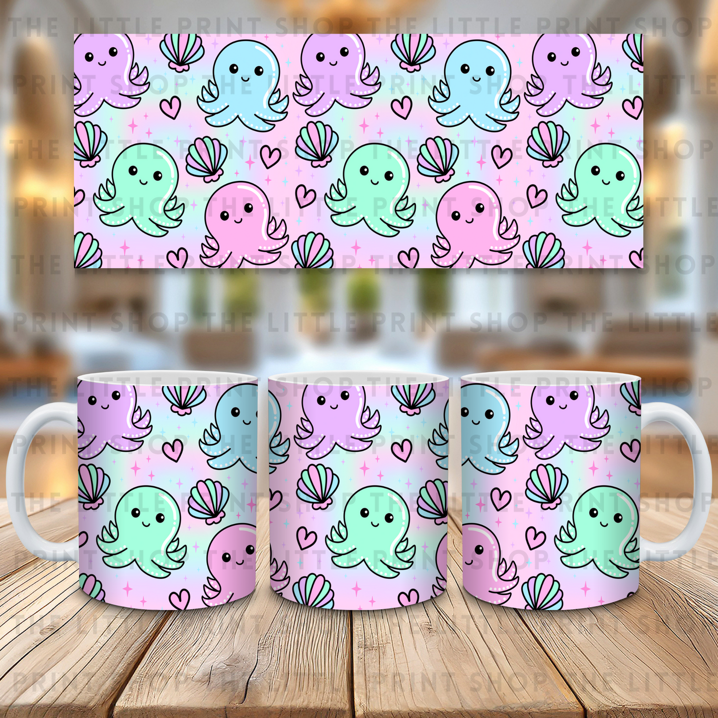 Octopus - 11oz Sublimation Wrap