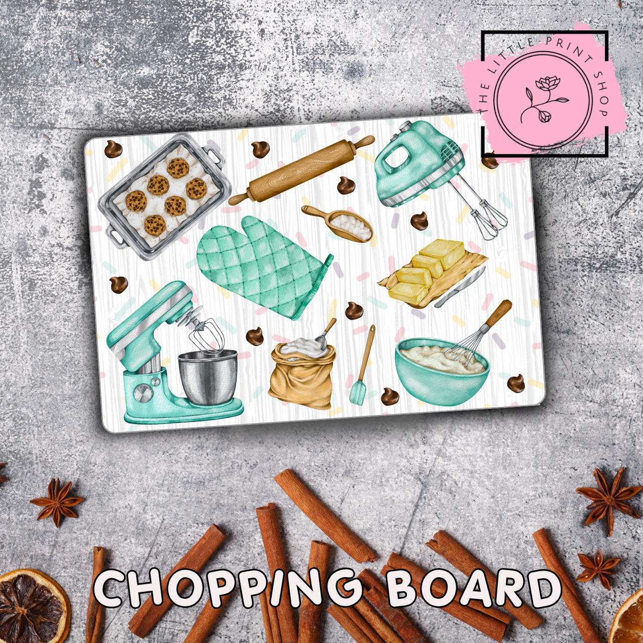 Baking Icons - Sublimation A4 Print