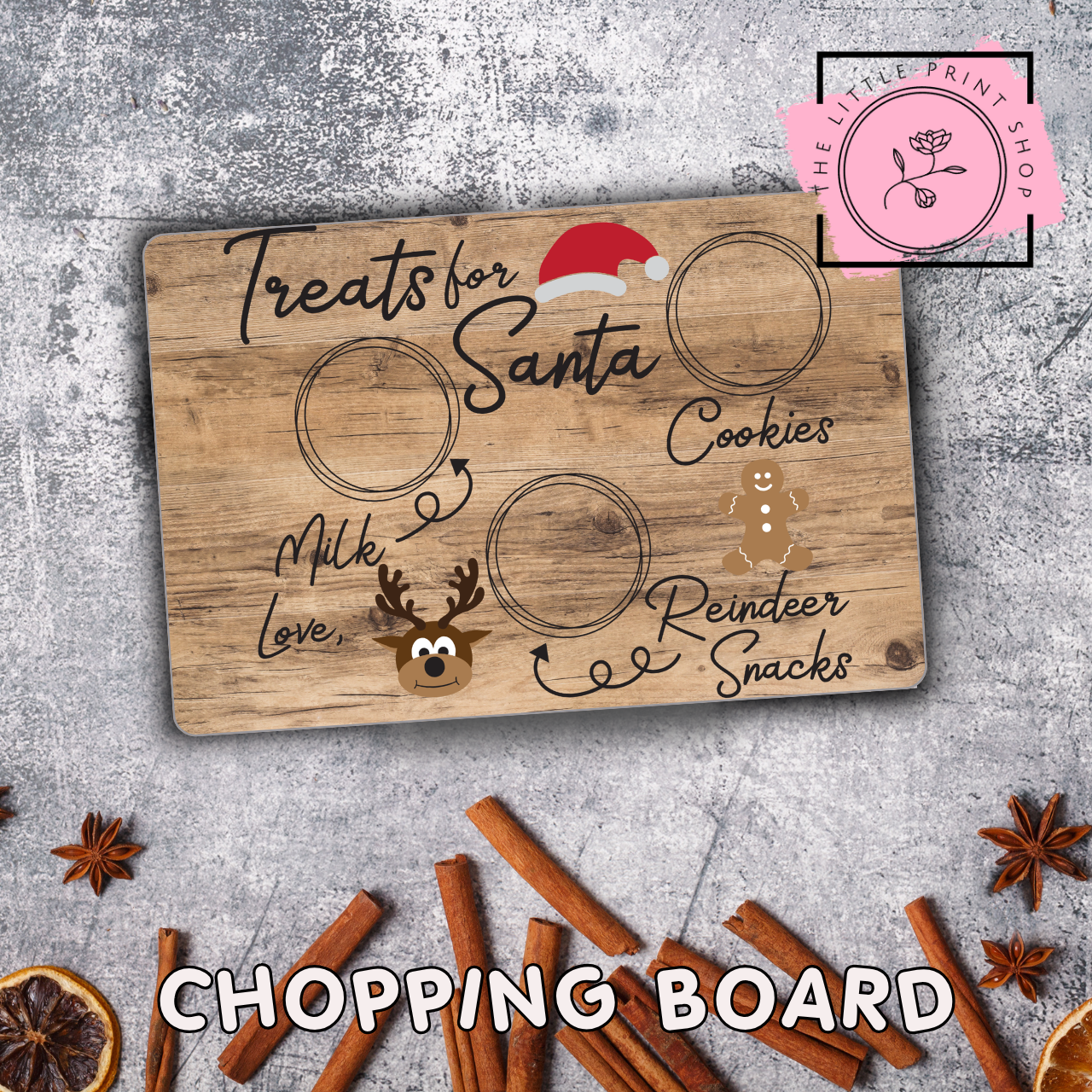 Treats For Santa - Sublimation A4 Print