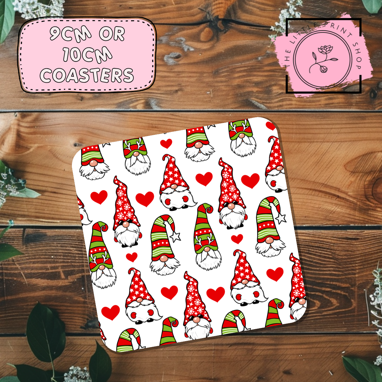 Christmas Gonks - Sublimation Coaster Transfer