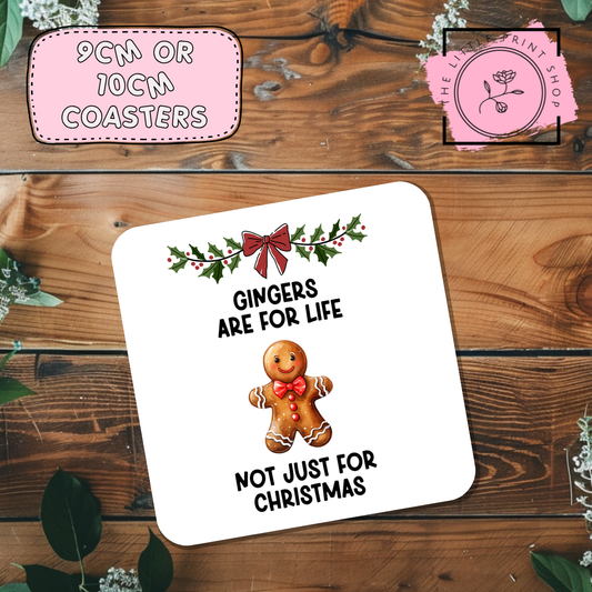 Gingers For Life - Sublimation Coaster Transfer