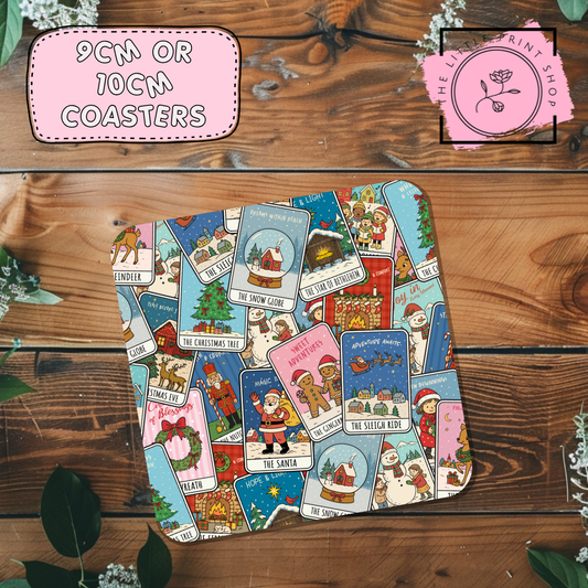 Christmas Tarots - Sublimation Coaster Transfer