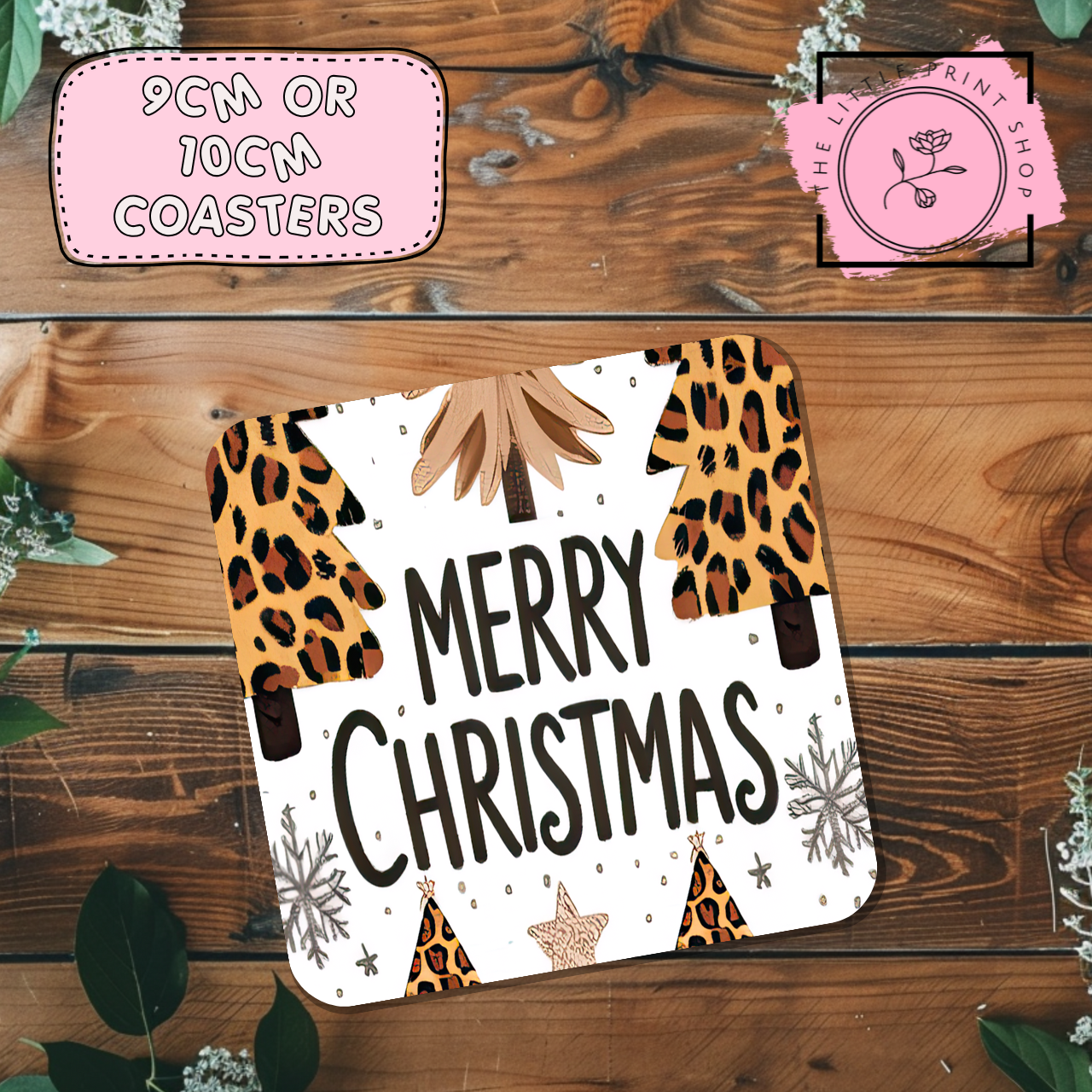 Merry Christmas - Sublimation Coaster Transfer