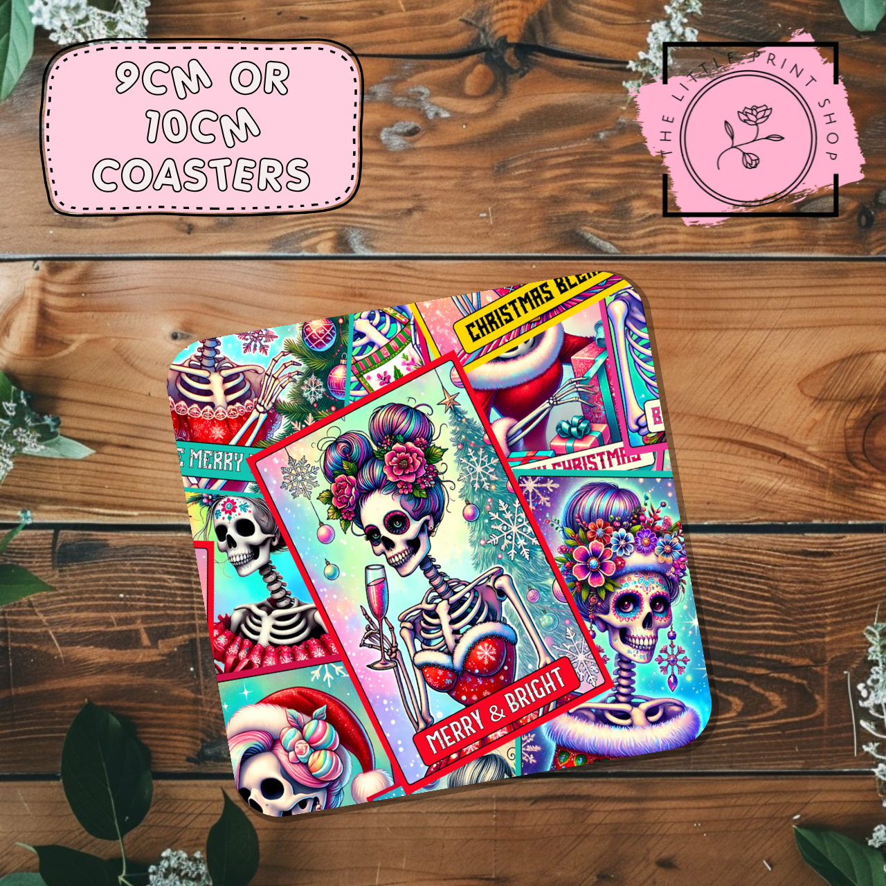 Christmas Tarot - Sublimation Coaster Transfer