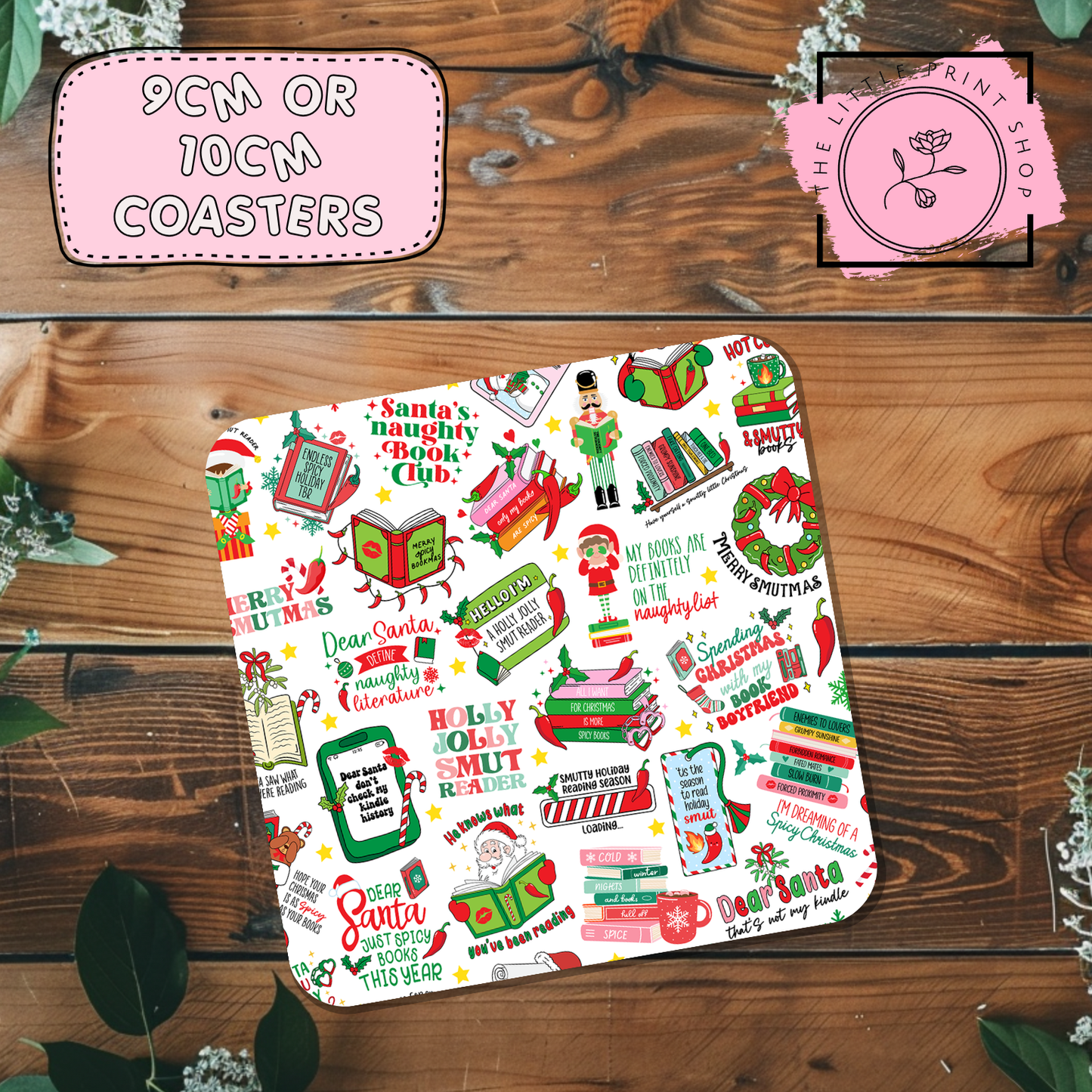 Christmas Pattern - Sublimation Coaster Transfer
