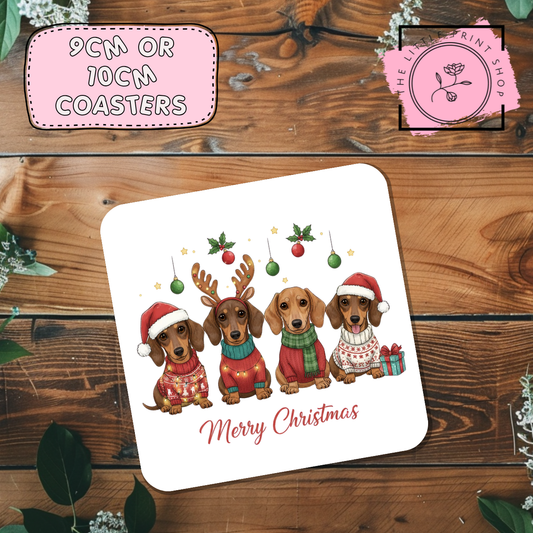 Merry Christmas - Sublimation Coaster Transfer