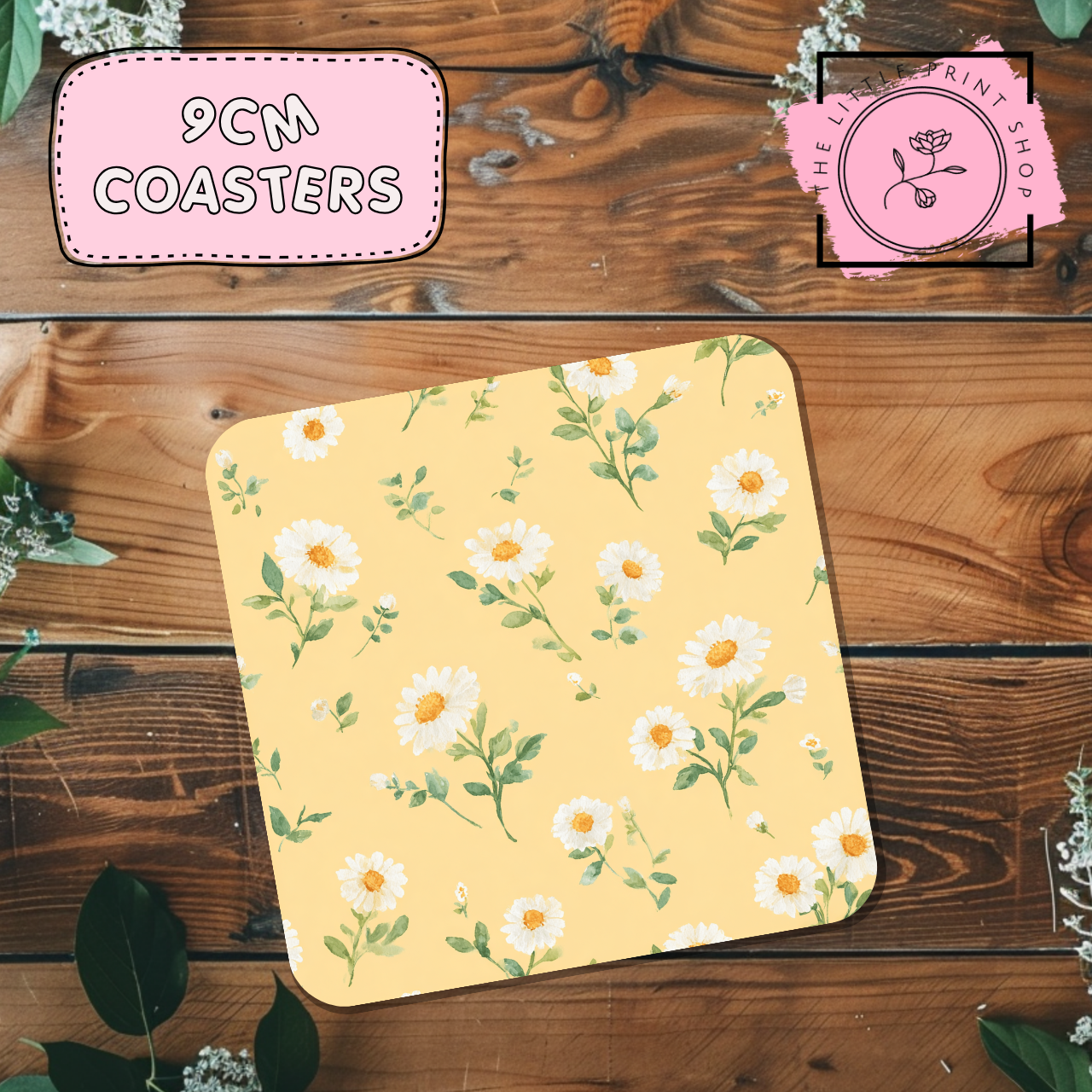 Yellow Spring - Sublimation Coaster Transfer