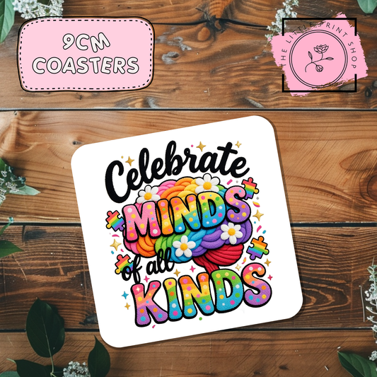 Minds Of All Kinds - Sublimation Coaster Transfer