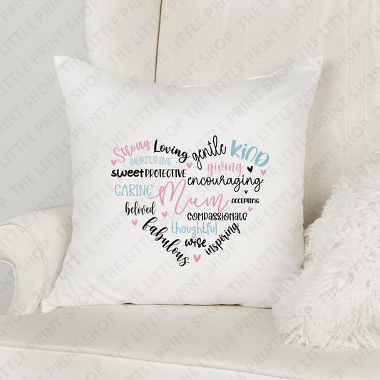 Mum Quote - Sublimation Cushion Print