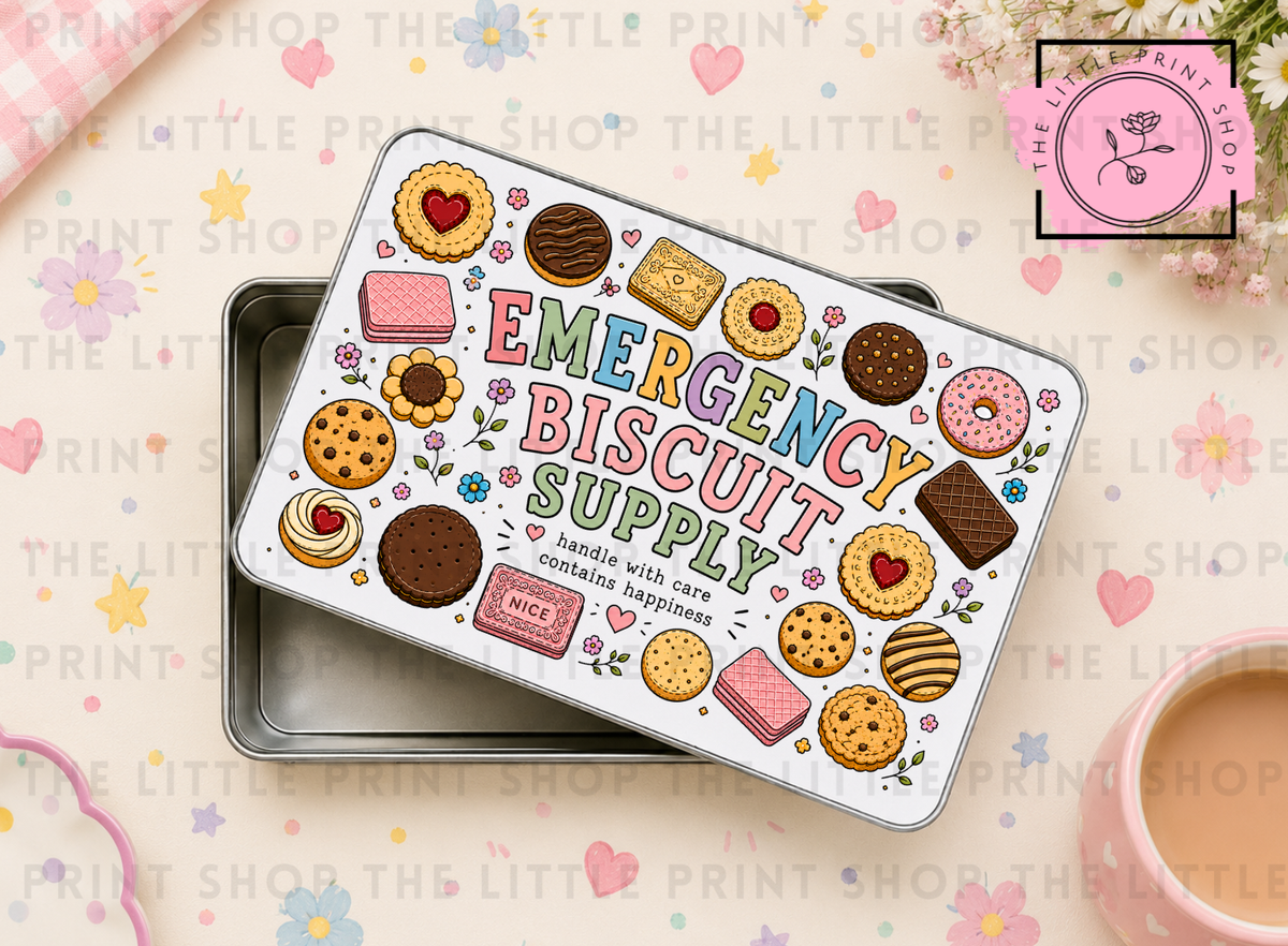 Emergency Biscuit Supply  - Sublimation Tin Transfer