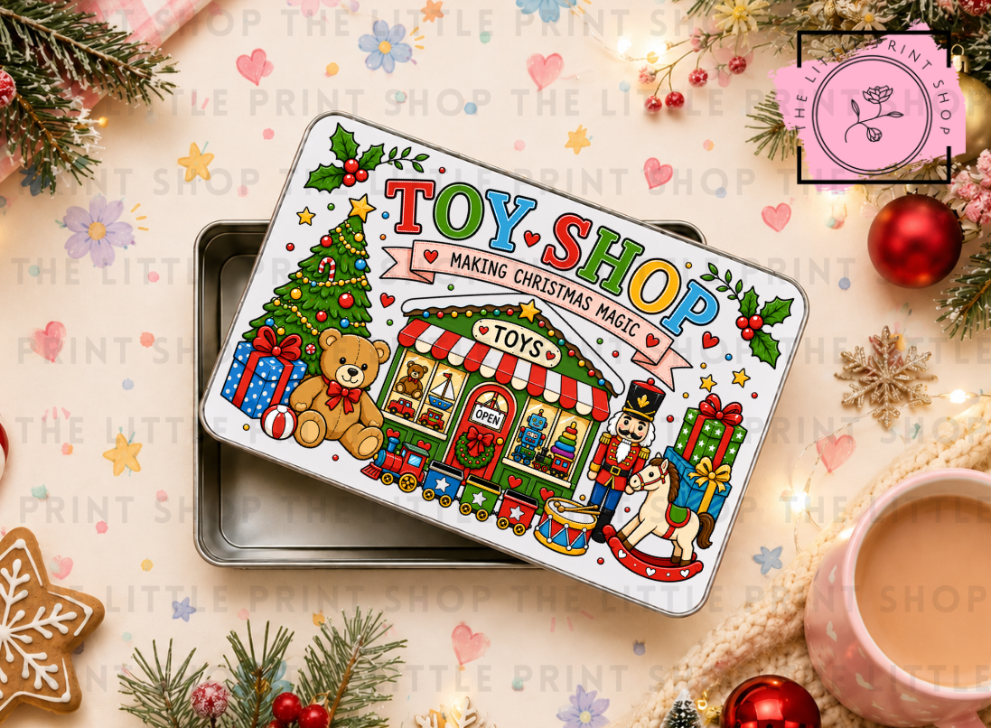 Toy Shop - Sublimation Tin Transfer