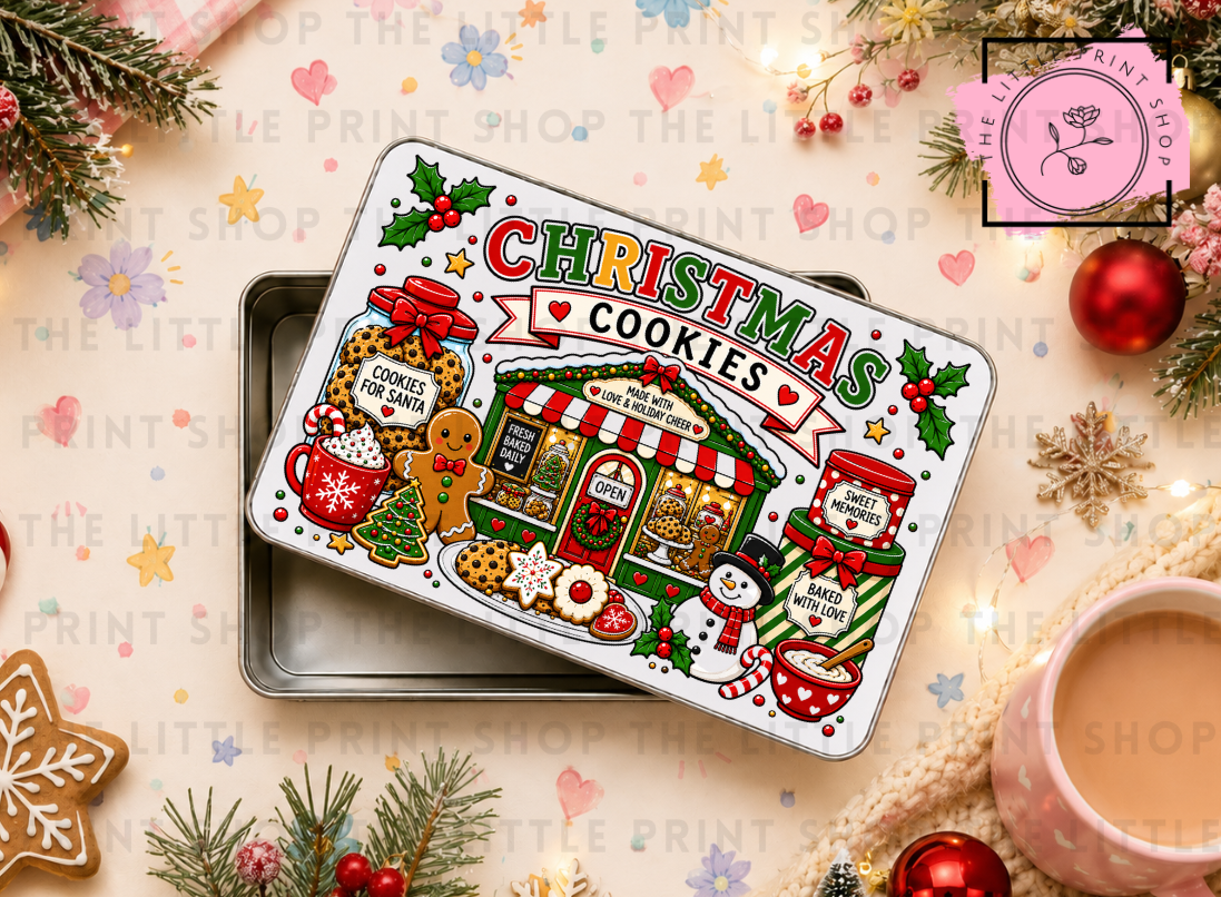 Christmas Cookies - Sublimation Tin Transfer