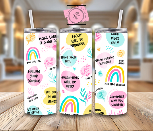 Follow Your Dreams Pastel - 20oz Sublimation Wrap