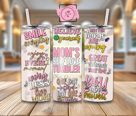 Mom's Self Love - 20oz Sublimation Wrap