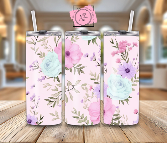 Floral Design #2 - 20oz Sublimation Wrap