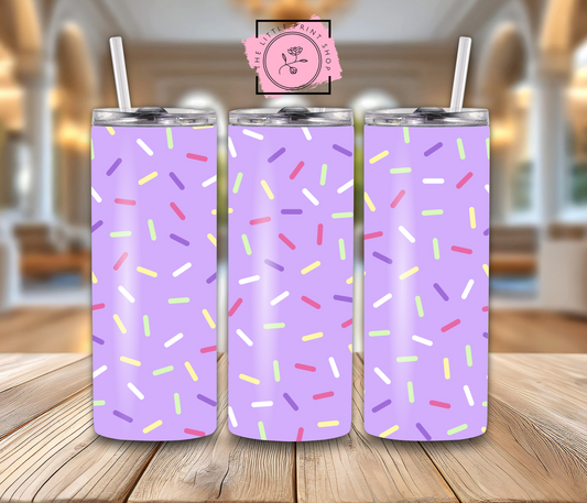 Sprinkles - Purple - 20oz Sublimation Wrap