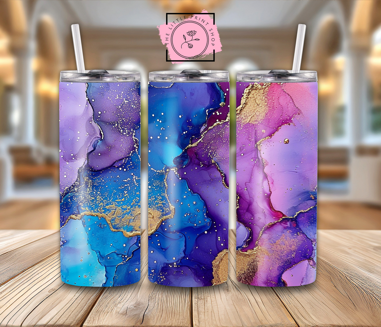 Purple Marble - 20oz Sublimation Wrap