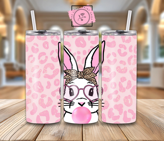 Pink Bubble-gum Bunny - 20oz Sublimation Wrap