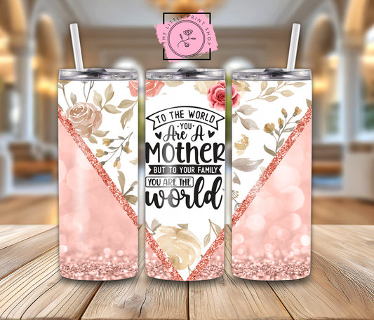 To The World Pink - 20oz Sublimation Wrap