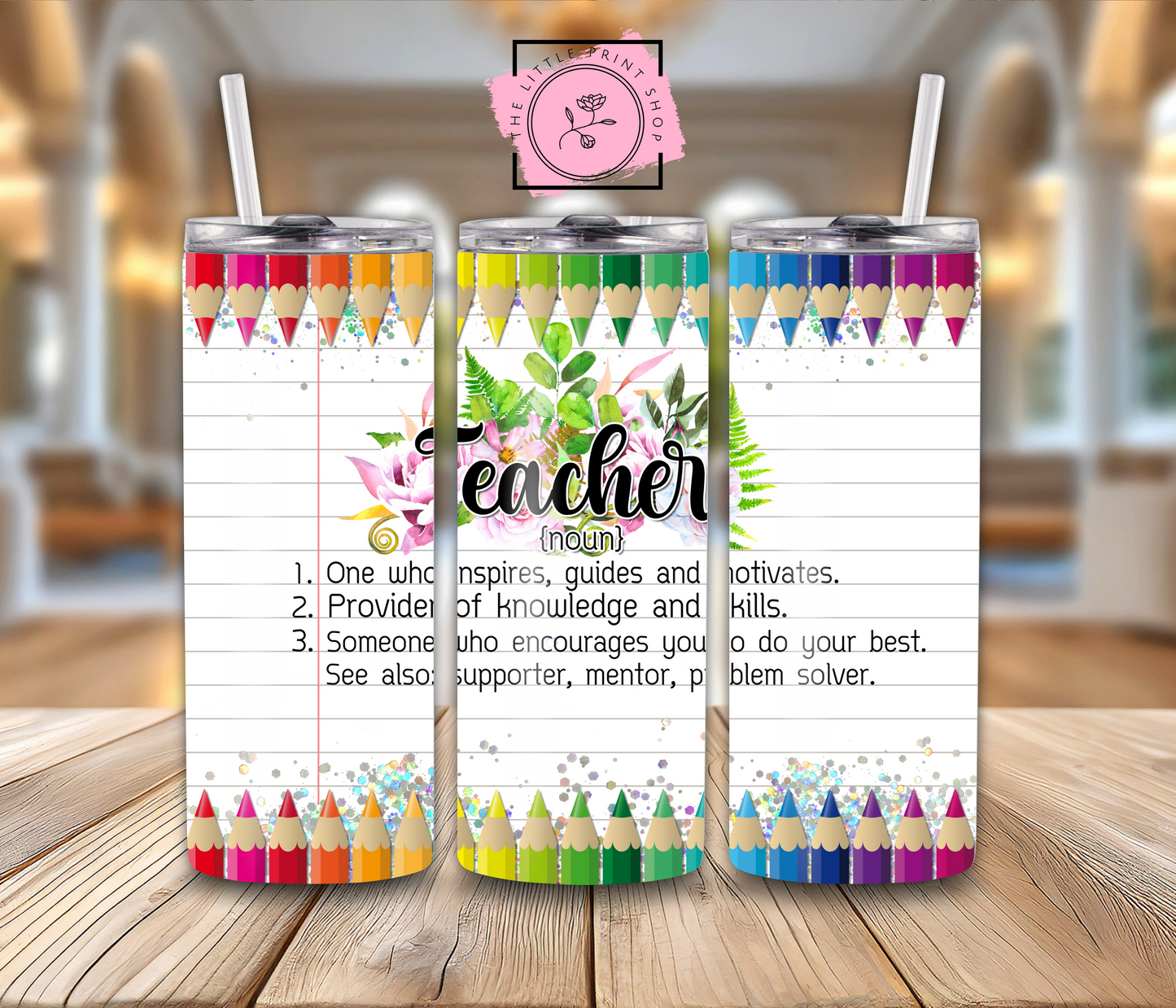 Teacher - Noun - 20oz Sublimation Wrap