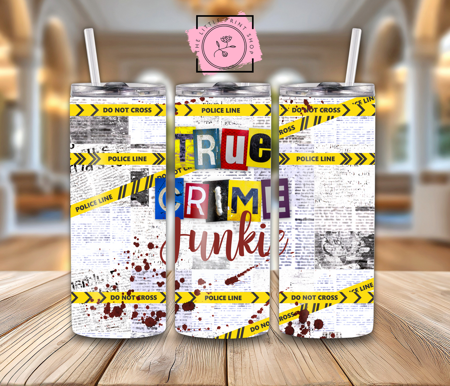 True Crime Junkie - 20oz Sublimation Wrap