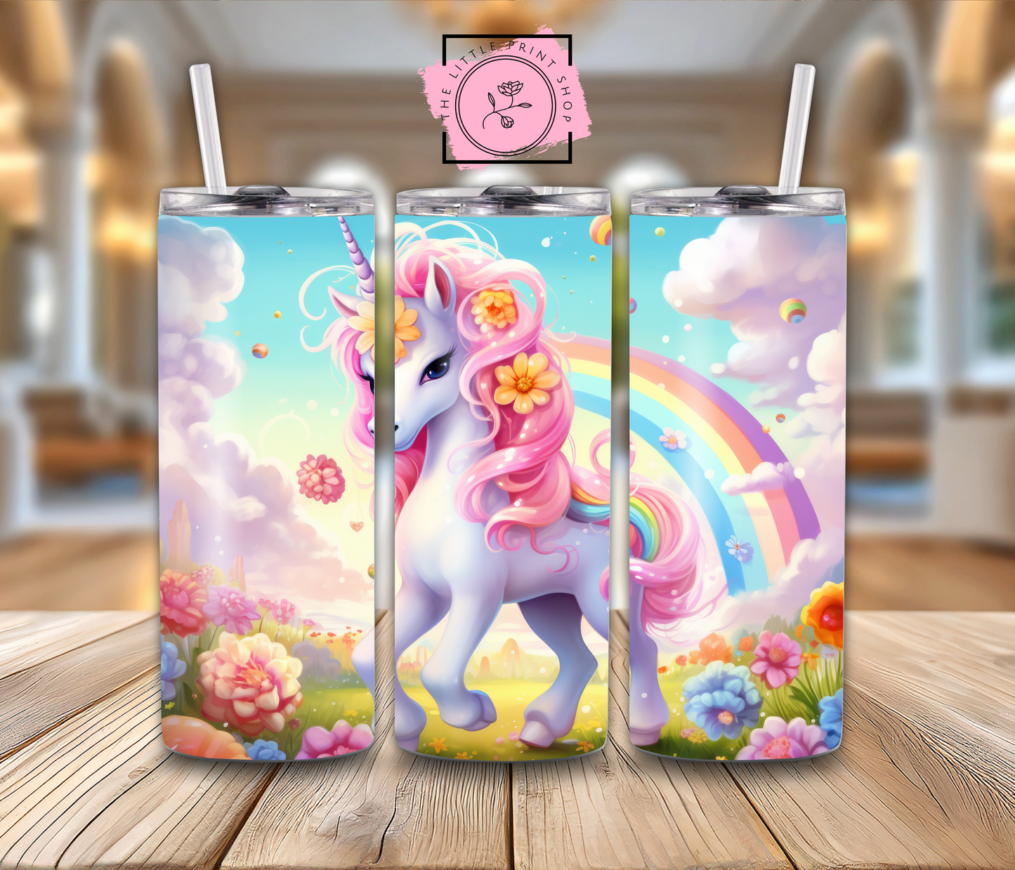 Unicorn Rainbow - 20oz Sublimation Wrap