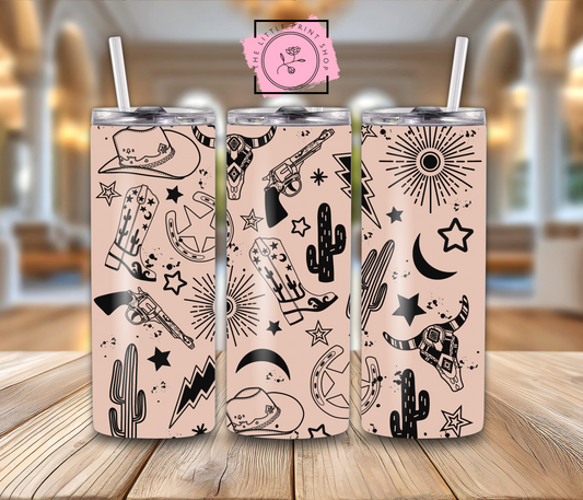 Western - 20oz Sublimation Wrap
