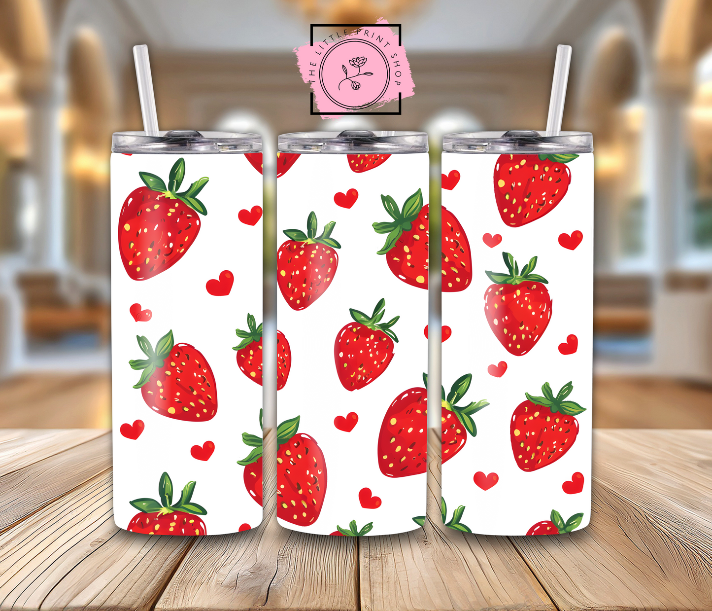 Strawberry - 20oz Sublimation Wrap