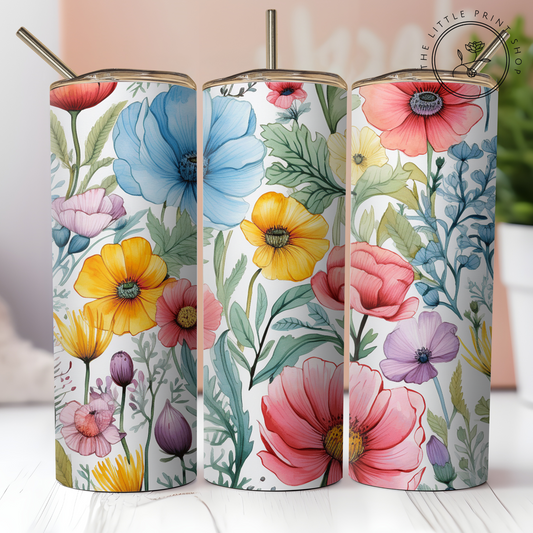 Spring Flowers - 20oz Sublimation Wrap