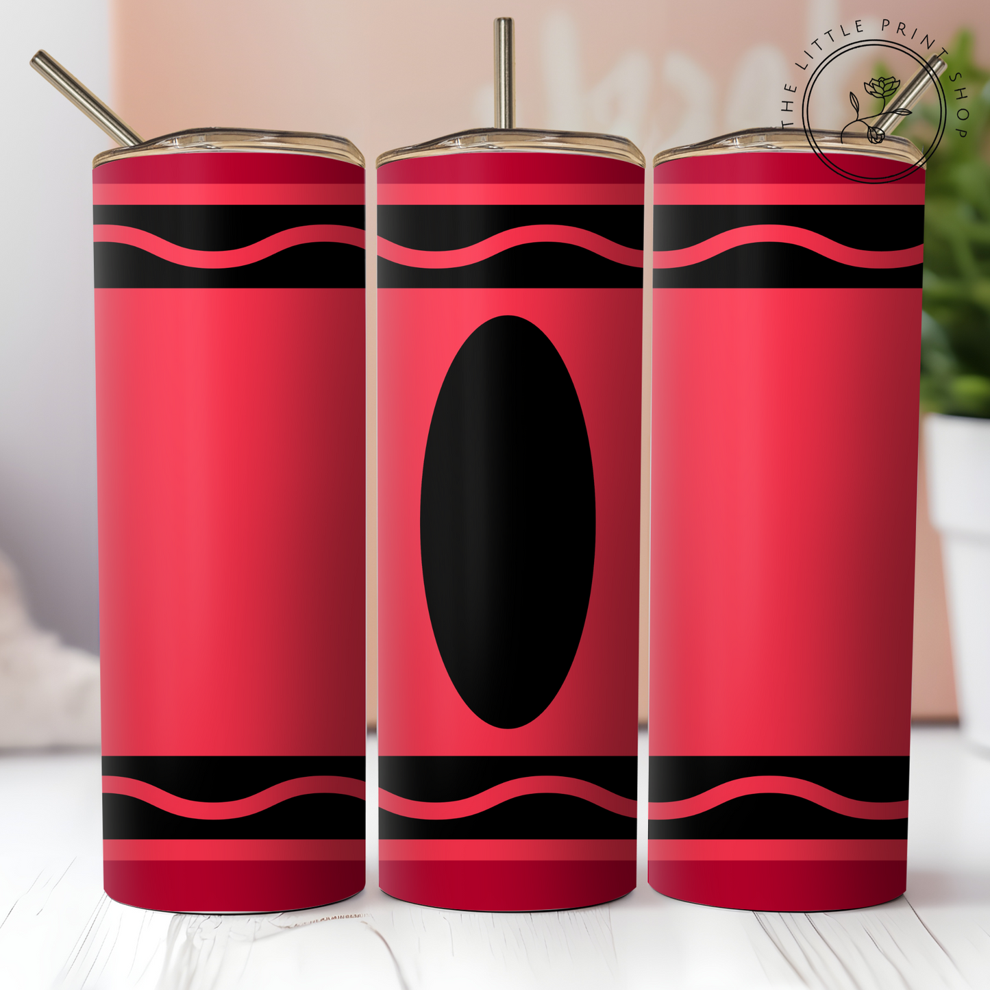 Crayon ~ Personalise - 20oz Sublimation Wrap