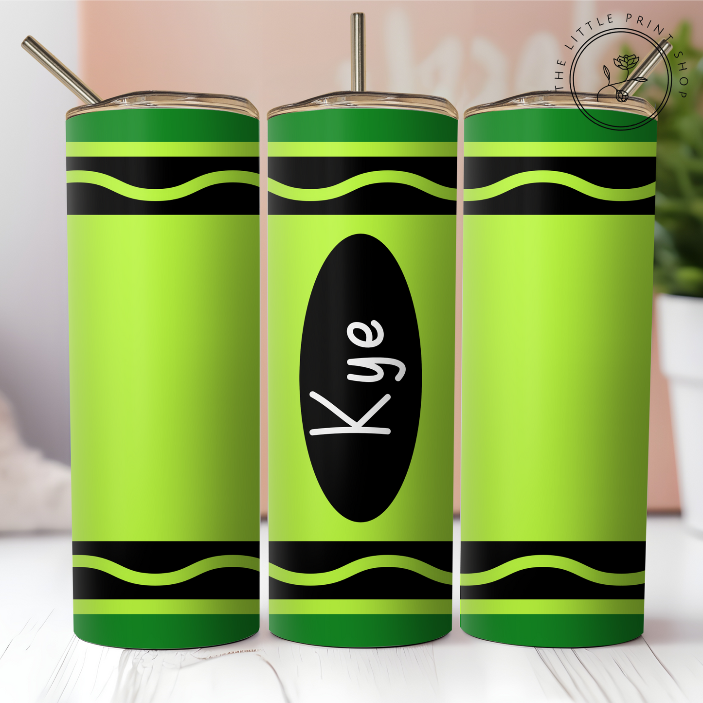 Crayon ~ Personalise - 20oz Sublimation Wrap