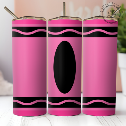 Crayon ~ Personalise - 20oz Sublimation Wrap