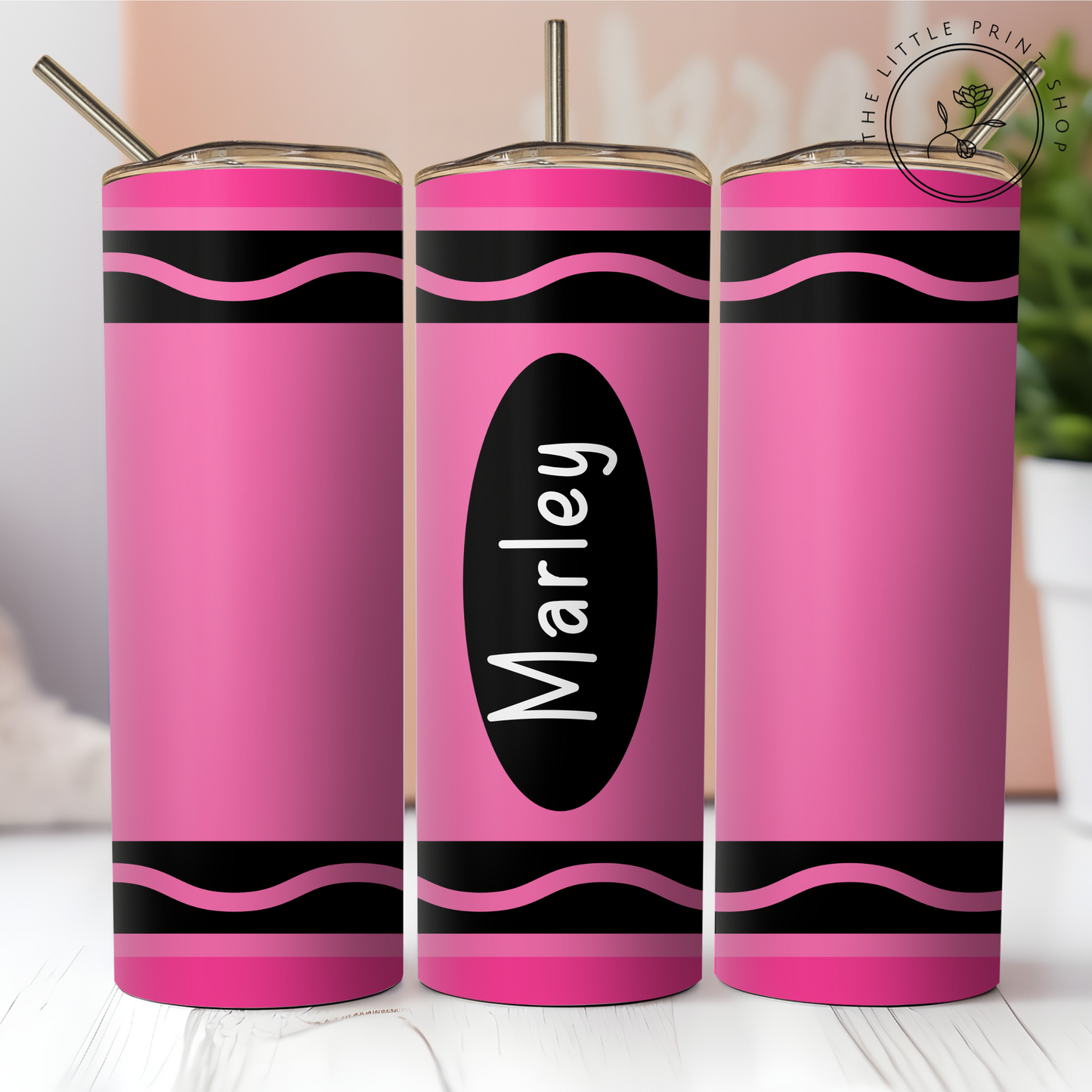 Crayon ~ Personalise - 20oz Sublimation Wrap