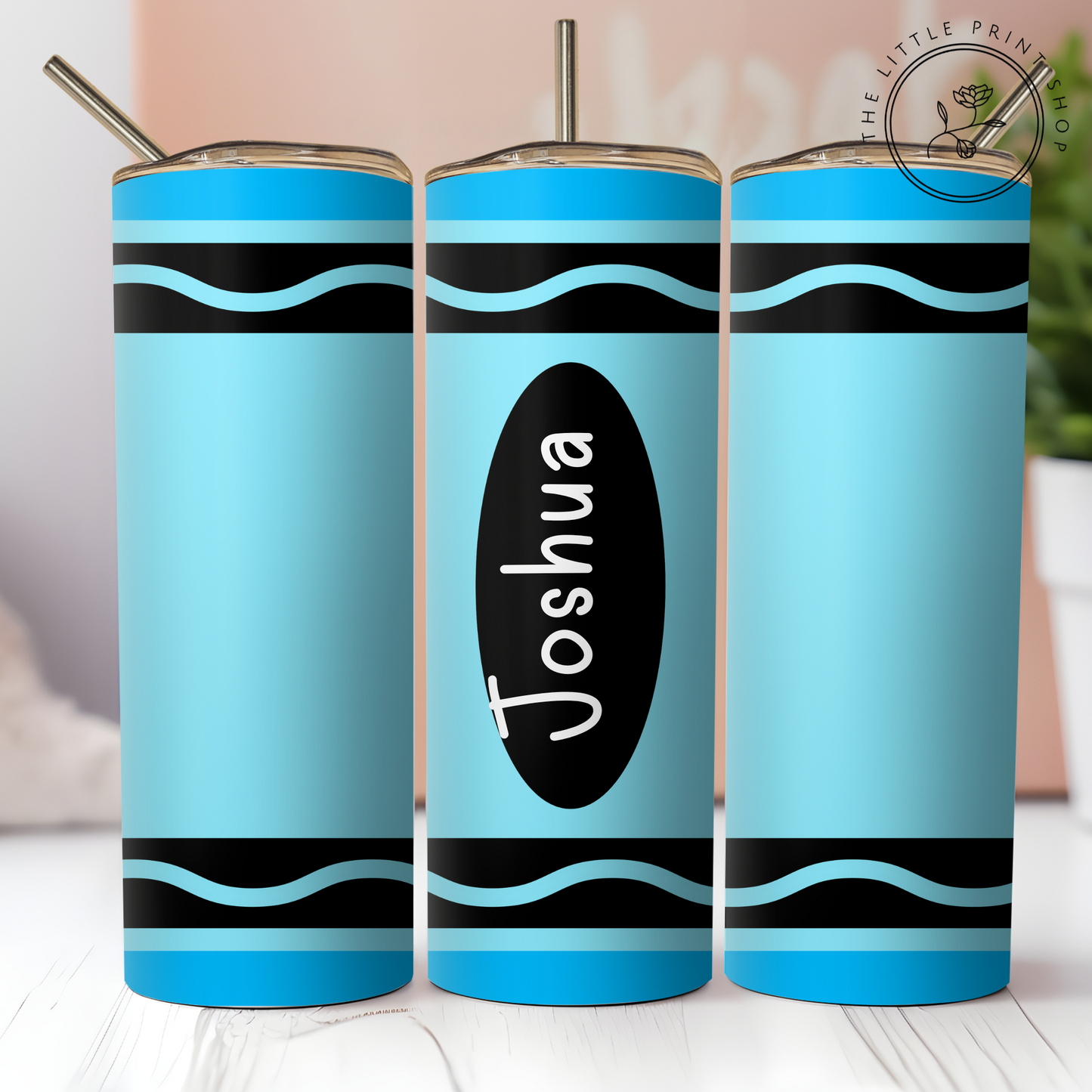 Crayon ~ Personalise - 20oz Sublimation Wrap