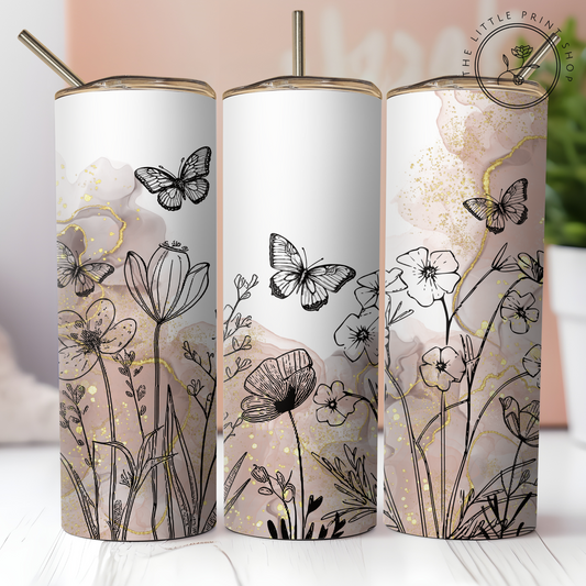 Flower Medow - 20oz Sublimation Wrap