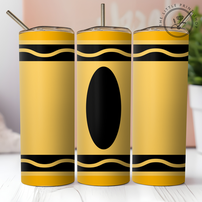 Crayon ~ Personalise - 20oz Sublimation Wrap