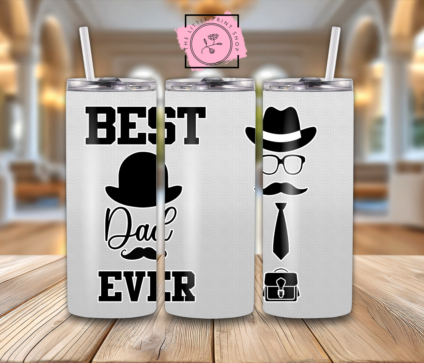 Best Dad Ever - 20oz Sublimation Wrap